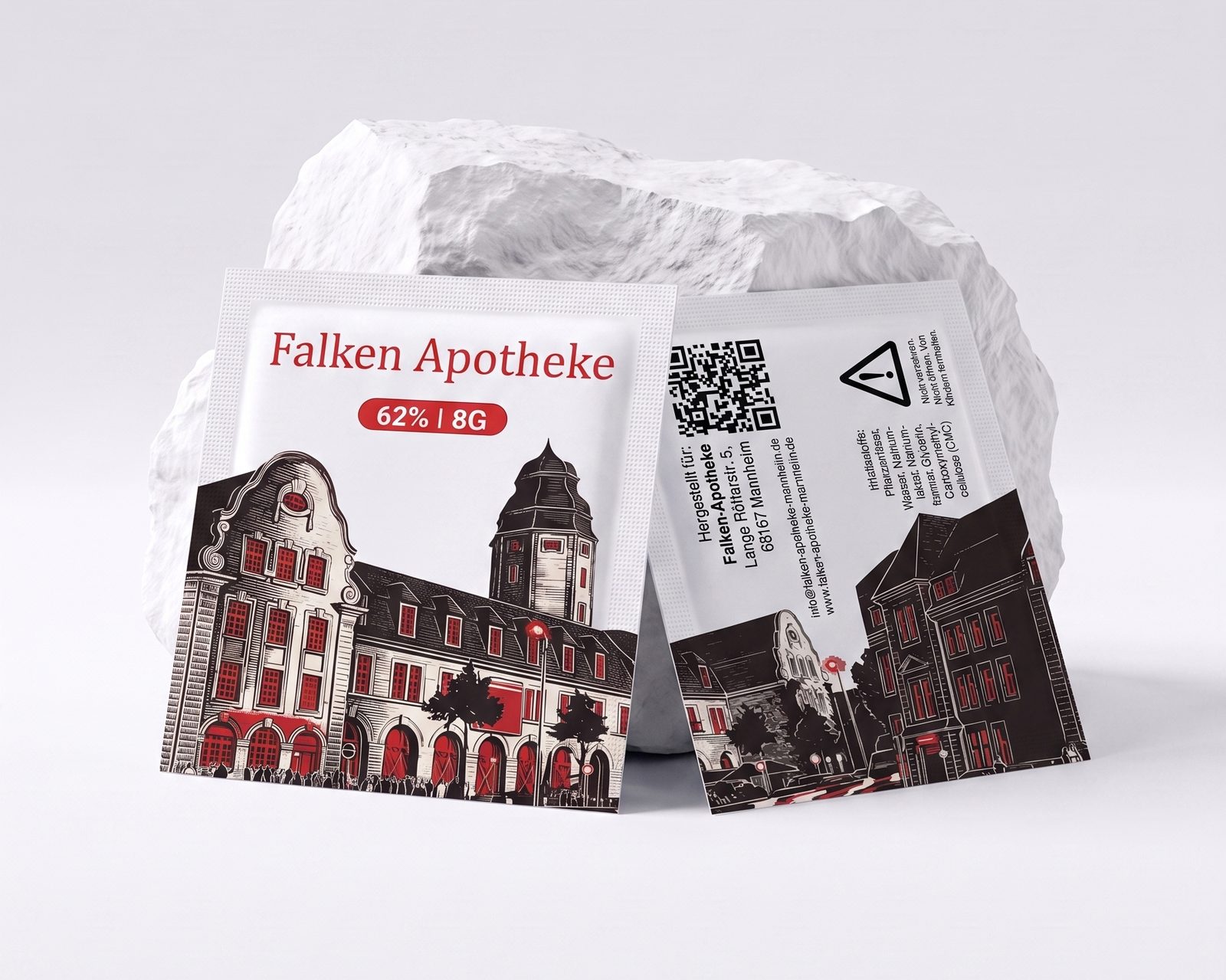 Feuchtigkeitspad mit individuellem Branding